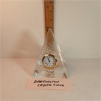 Dartington Crystal clock