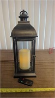 LANTERN WITH ELECTRIC CANDLE