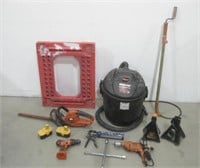 Shop Vac, Furniture Dolly & Assorted Tools