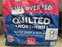Quilted Northren 32 Jumbo rolls bathroom tissue