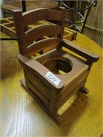 Wood Rocking Potty Chair