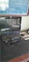 HP touchsmart PC with keyboard, mouse, mouse pad