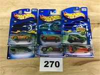 2002 Edition Hotwheels lot of 6