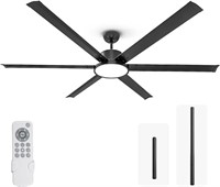 Ocioc 72 Inch Modern Ceiling Fans With Lights And