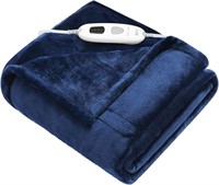 AS IS-ZonLi Full Size Heated Blanket 72x84