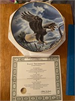 Eagle triumphant plate