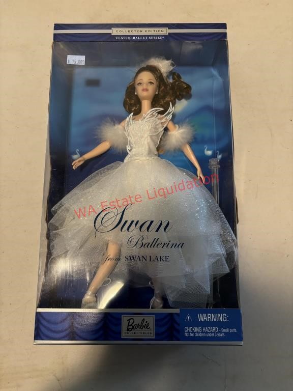 Swan Ballerina Barbie New In Box (hallway)