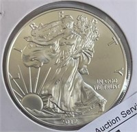 2012 SILVER American Eagle GEM BU