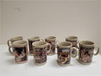 Vintage Watkins coffee mugs (8)
Made in England