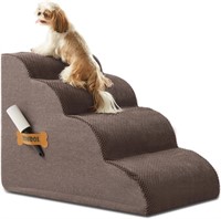 4-Tier Dog Stairs for Bed  4-Step-Coffee