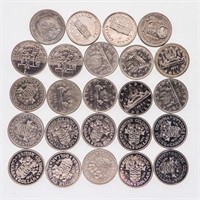 Lot/Bag 25 Canada Nickel Dollar Coins