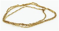 14kt Gold Italian Rope Twist Necklace