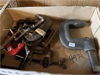 BOX LOT C-CLAMPS