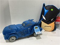 Batman pillows and assorted bags