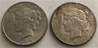 1924-P & S Peace Dollars