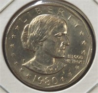 1980s S. Susan b. Anthony dollar