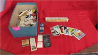 BOX FULL OF OLD MATCH COVERS- CARDS THAT LOOK