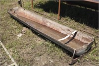 Galv Feed Trough  9" x 9' x 15"