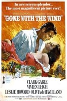 Gone with the Wind 1970 Marquee Poster