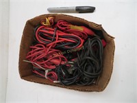 Lot: Tester Clips, Multimeter Wires, more