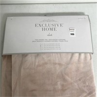 EXCLUSIVE HOME VELVET 2 PANEL 54"X84"