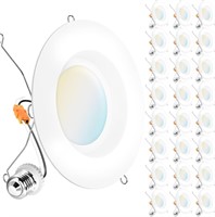 $95 Sunco 24 Pack LED Recessed Lighting