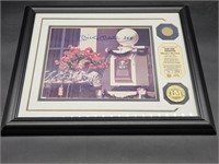 Autographed w/ COA Mickey Mantle Hall of Fame