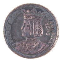 1893 Columbian Expo Silver Quarter Dollar *Rare