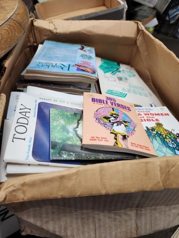 Box of Magazines, Pamphlets, etc