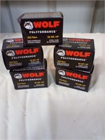 Wolf .223 ammo 5 boxes 100 rounds
