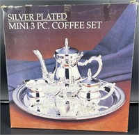 Mini Silverplate Coffee Set By Paul Revere