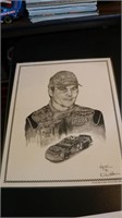 Jeff Gordan #24 Laminated Drawing