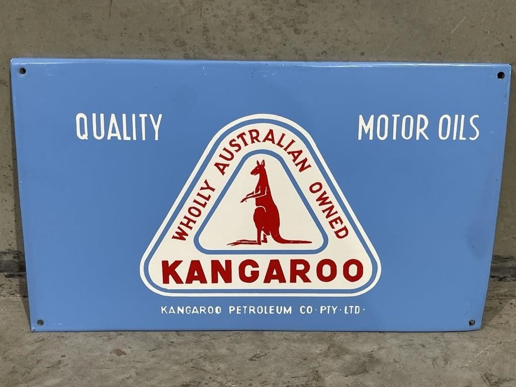 Enamel Sign Collection Timed Online