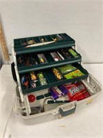 Plano tackle box with tackle.