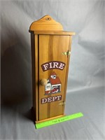 Wood Fire Extinguisher Box