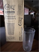 (3) Cases of Brand New 16 oz Clear Plastic Cups
