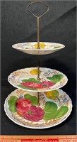 NICE SIMPSON POTTERS THREE TIER LUNCHEON STAND