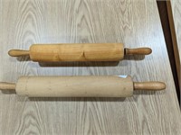 (2) Wooden Rolling Pins