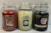 (3) Yankee Jar Candles