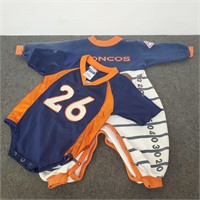 Lot Of 2 Infant Denver Broncos Items 18 Months