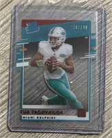 Tua Tagovailoa Rated Rookie Red /199 Card