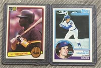 Tony Gwynn/ Ryne Sandberg Rookie Cards