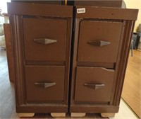 Pair of 2-Drawer Night Stands