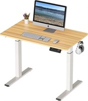Adjustable Standing Desk, 40 x 24 Inches, Oak