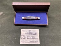 OLD TIMER SHRADE POCKET KNIFE WITH BOX (KNIFE IS