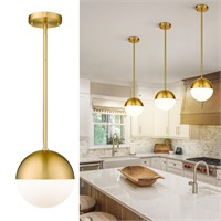 LMS Modern Pendant Lighting Gold Globe Pendant Lig