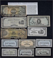 Japanese Invasion Money; Philippines