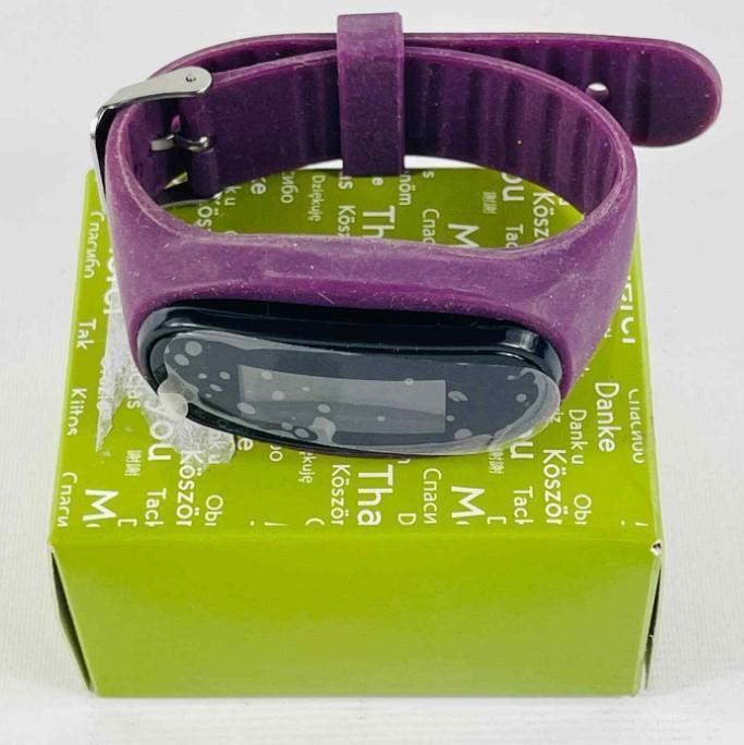Pedometer Watch Purple x2