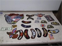 Lot of Harley-Davidson Patches