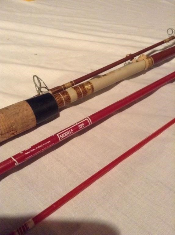 Vintage Daiwa Rod and Red Fiberglass Major Rod